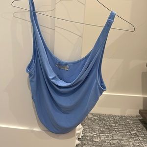 Perry-winkle swoop top